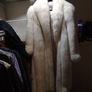 Arctic Fox Long Fur Coat